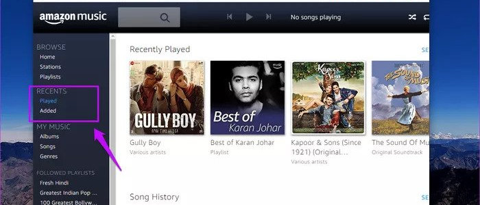 amazon music play list