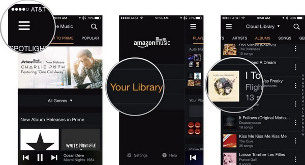 stream amazon music on iphone