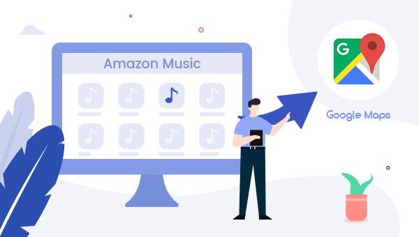 amazon music to google maps