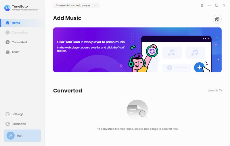 add music in webplayer