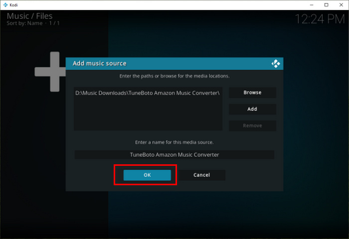 Add Amazon Music to Kodi