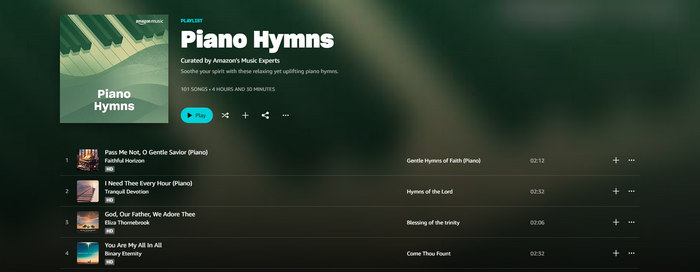 Piano Hymns