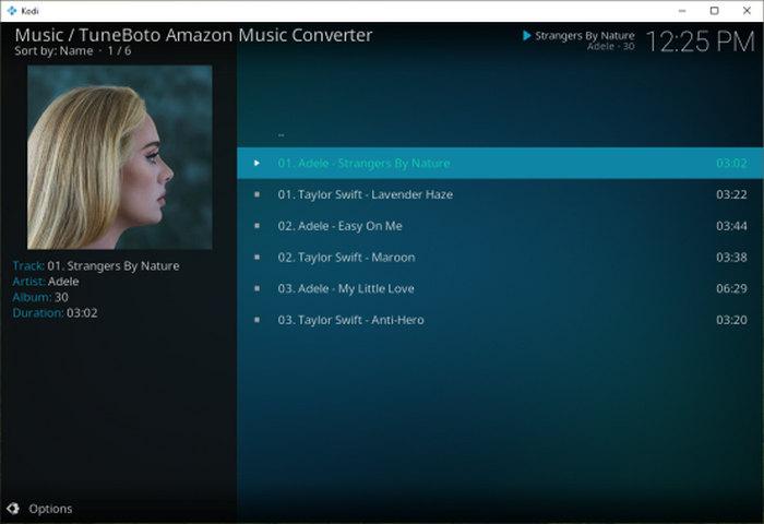 Play Amazon Music on Kodi