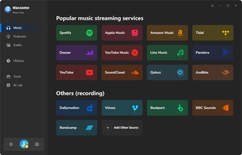 select YouTube