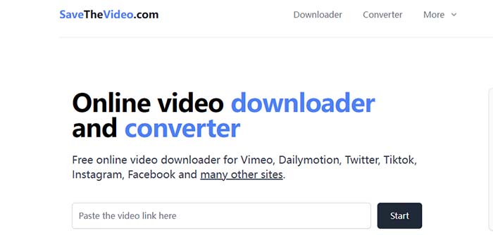save the video