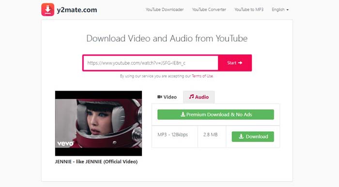cnv mp3 alternatives - y2mate